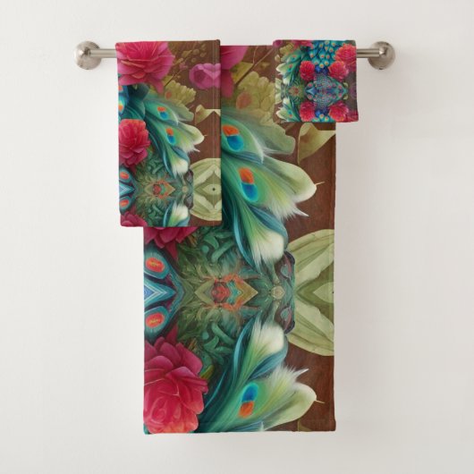 Peacock Bleu, Jardin Rose (En situation)