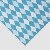 Peacock Blue Argyle Small Diamond Shape Tissuepapier (Detail)