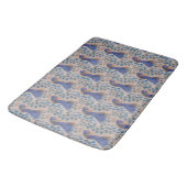 Peacock Blue Badmat (Gekanteld)