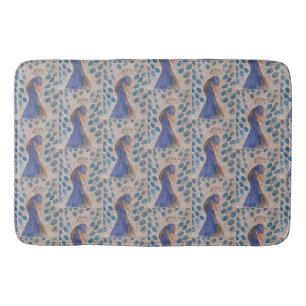 Peacock Blue Badmat