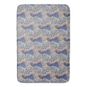 Peacock Blue Badmat (Voorkant Verticaal)