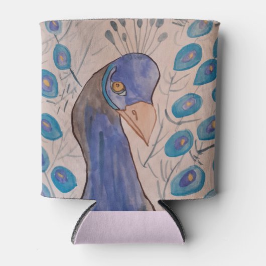 Peacock Blue Blikjeskoeler (Voorkant)