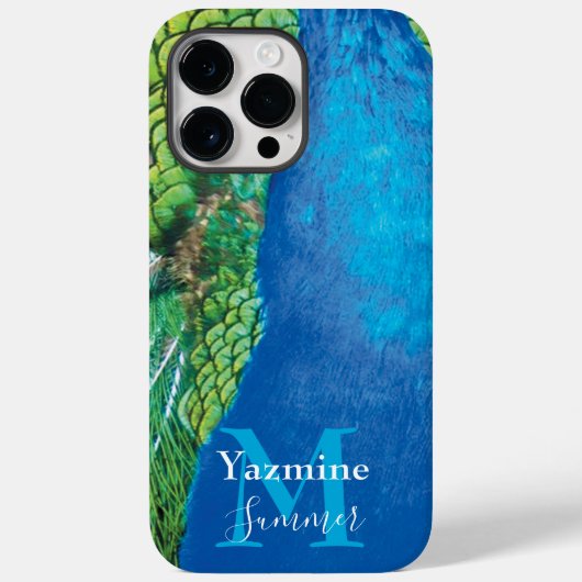  Peacock Blue Green Tones Case-Mate iPhone Case (Achterkant)