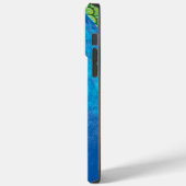  Peacock Blue Green Tones Case-Mate iPhone Case (Achterkant / Links)