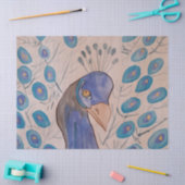 Peacock Blue Tissuepapier (Craft)