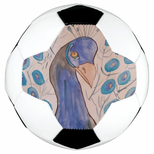 Peacock Blue Voetbal (Voorkant)