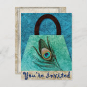 Peacock Briefkaart (Voorkant / Achterkant)