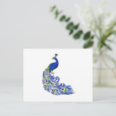 Peacock Briefkaart (Staand voorkant)