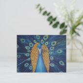 Peacock Briefkaart (Staand voorkant)