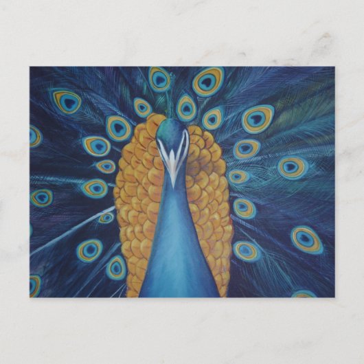 Peacock Briefkaart (Voorkant)