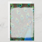 Peacock Briefpapier (Voorkant / Achterkant)