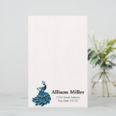 Peacock Briefpapier (Staand voorkant)