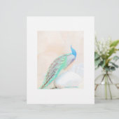 Peacock briefpapier (Staand voorkant)