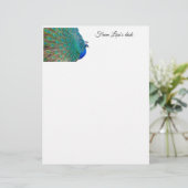 Peacock Briefpapier Briefhoofd (Staand voorkant)