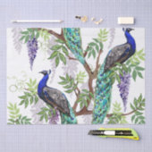 Peacock bruiloft 15 "x"20" tissuepapier (Craft)