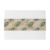  Peacock bruiloft Uitnodigingen Wikkel (Achterkant Voorbeeld)