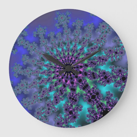 Peacock Burst Grote Klok (Voorkant)