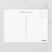 Peacock Butterfly op Boeddleia Briefkaart (Achterkant)