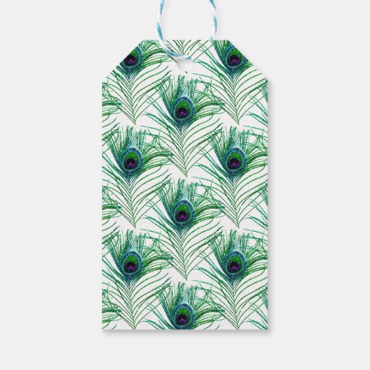 Peacock Cadeaulabel (Achterkant)