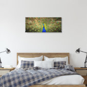Peacock Canvas Print (Insitu (Slaapkamer))