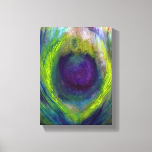 Peacock Canvas Print (Voorkant)