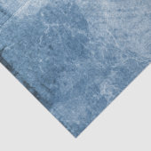 Peacock Chinoiserie Blue in White Floral Decoupage Tissuepapier (Detail)