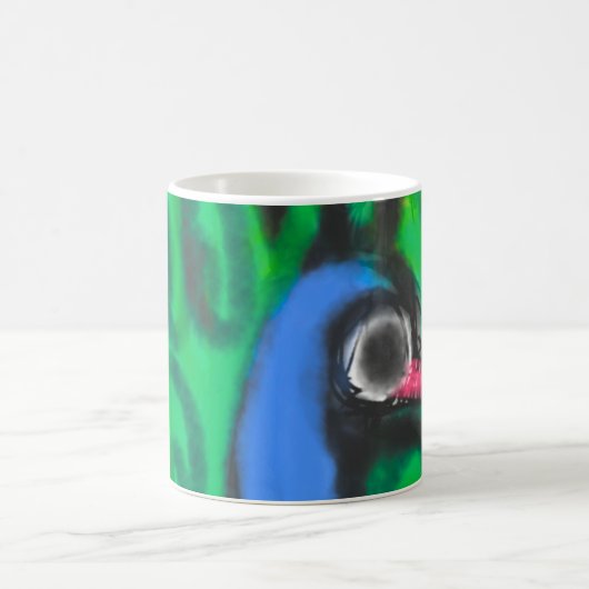 Peacock Coffee Mug (Centre)