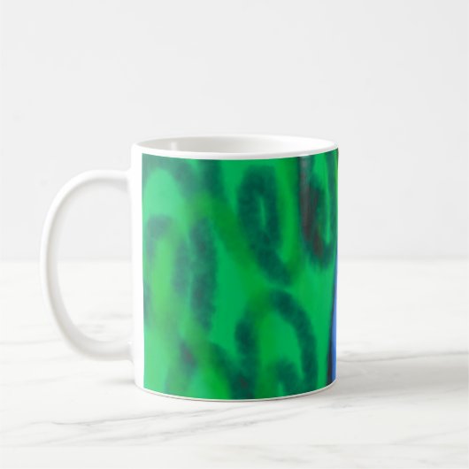 Peacock Coffee Mug (Gauche)
