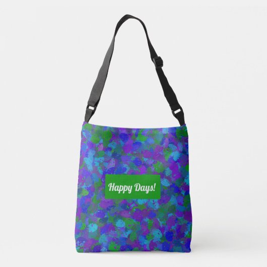 Peacock Color canvas tas (Achterkant)