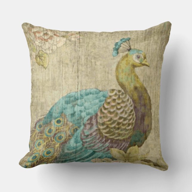 Peacock - Coussin (Recto)