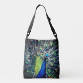 Peacock Crossbody Bag Crossbody Tas (Achterkant)