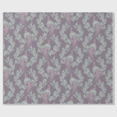 Peacock Damask Pattern Cadeaupapier (Vlak)