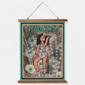 Peacock Dancer #2 Hangend Wandkleed (Voorkant)