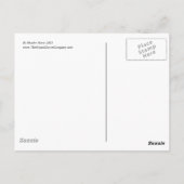 Peacock Dancer Briefkaart (Achterkant)