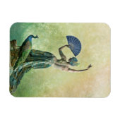 Peacock Dancer Magnet Magneet (Horizontaal)