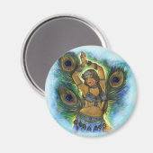 Peacock Dancer Magnet Magneet (Voorkant / Achterkant)