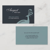 PEACOCK dans le Carte de visite MOSS (Devant / Derrière)