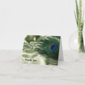 Peacock de pomme verte encore Merci Mariage (Devant)