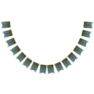 Peacock Design Party-banner Vlaggetjes