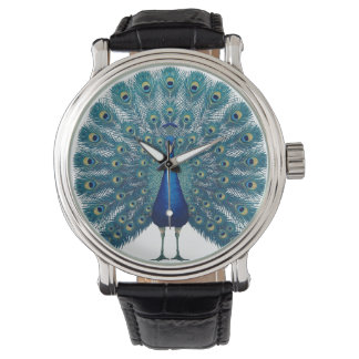 Peacock design watch: an elegant watch horloge