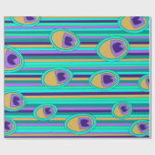 Peacock-doezelpapier Cadeaupapier (Vlak)