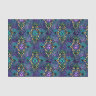 Peacock-doezelvaten van papier