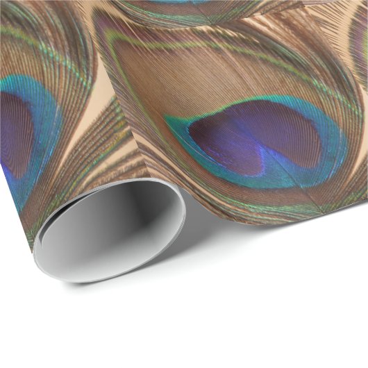 Peacock-doezelverdampingspapier Cadeaupapier (Rol Hoek)