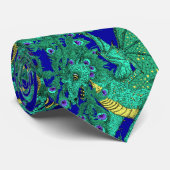 Peacock Dragon Stropdas (Opgerold)