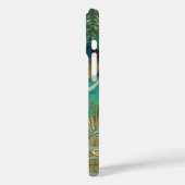 Peacock Dragonflies en Lilypads Case-Mate iPhone Case (Achterkant / Links)