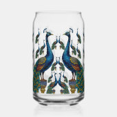 Peacock Drinkware Set Blikvorm Glas (Achterkant)