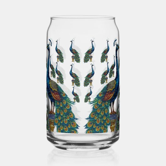 Peacock Drinkware Set Blikvorm Glas (Rechts)