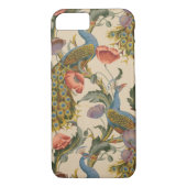 Peacock en Bloem Case-Mate iPhone Case (Achterkant)