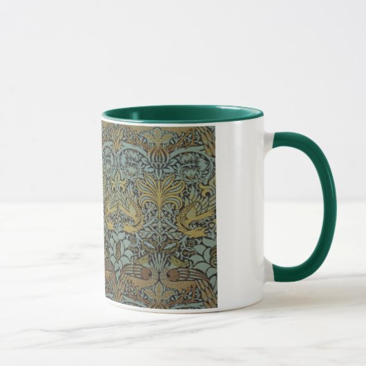 Peacock en Draak van William Morris Mok (Rechts)