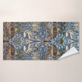 Peacock en Dragon, William Morris Badhanddoek (Badhanddoek)